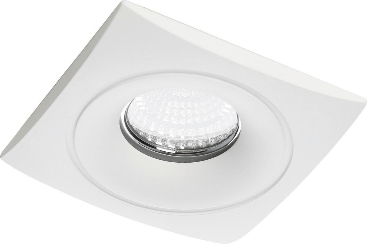 SPOTLÁMPA - fehér, Basics, fém (8.8/8.8/0.8cm)