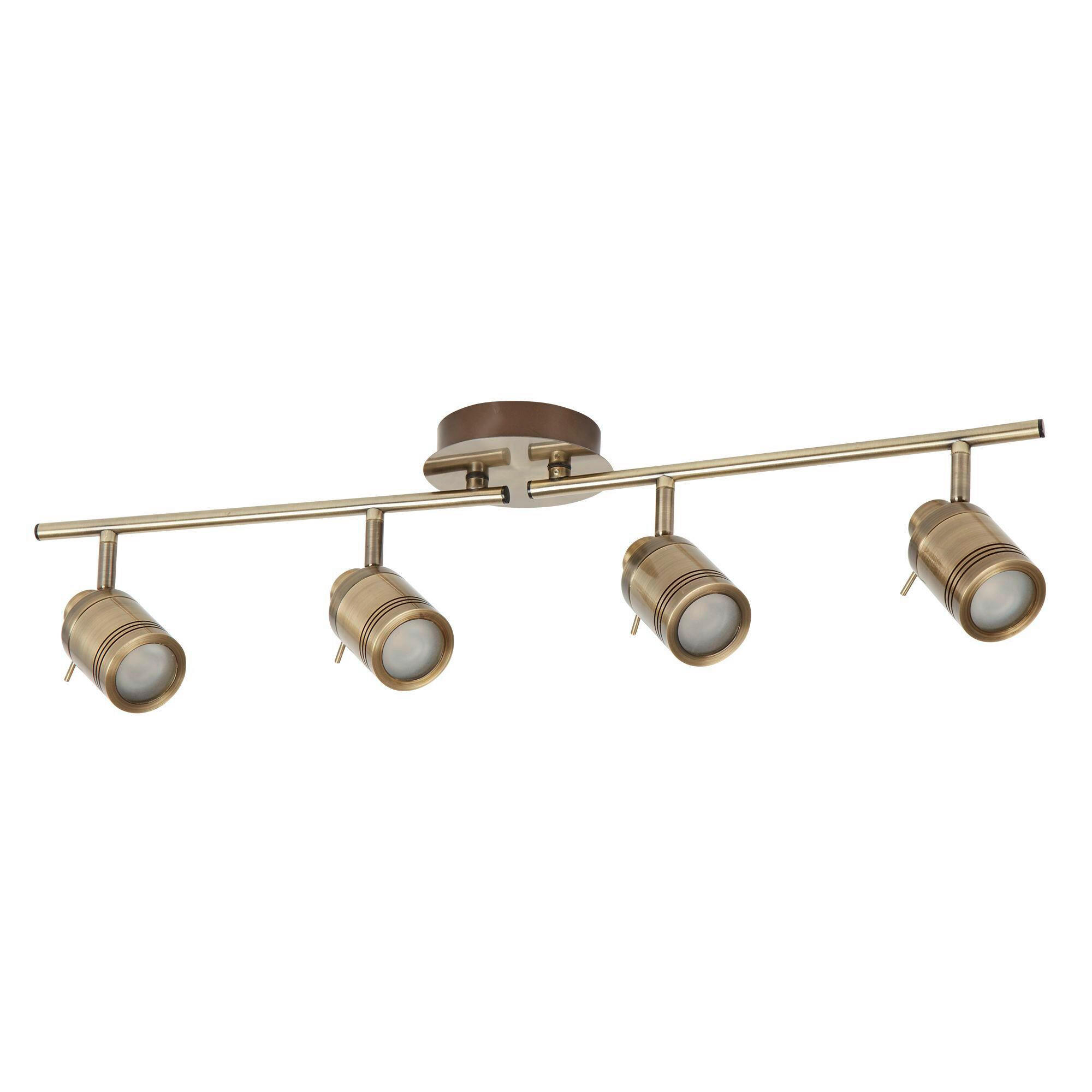 Searchlight Deckenstrahler Samson Messing 19.5x13x79 cm