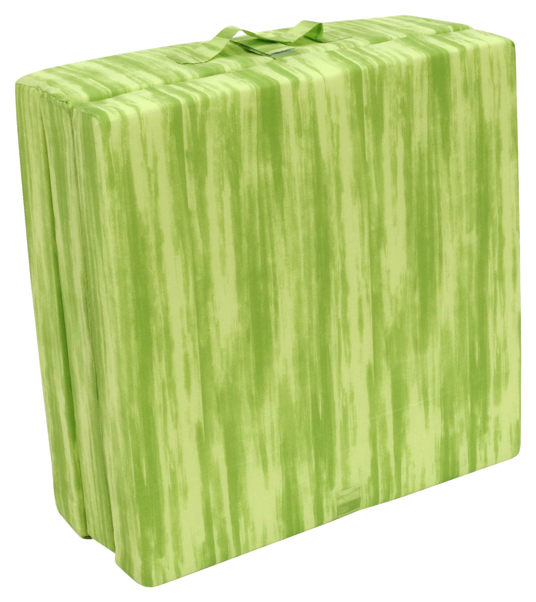 KLAPPMATRATZE 63/190 cm Höhe ca. 8 cm  - Hellgrün/Grün, Basics, Textil (63/190cm) - Boxxx