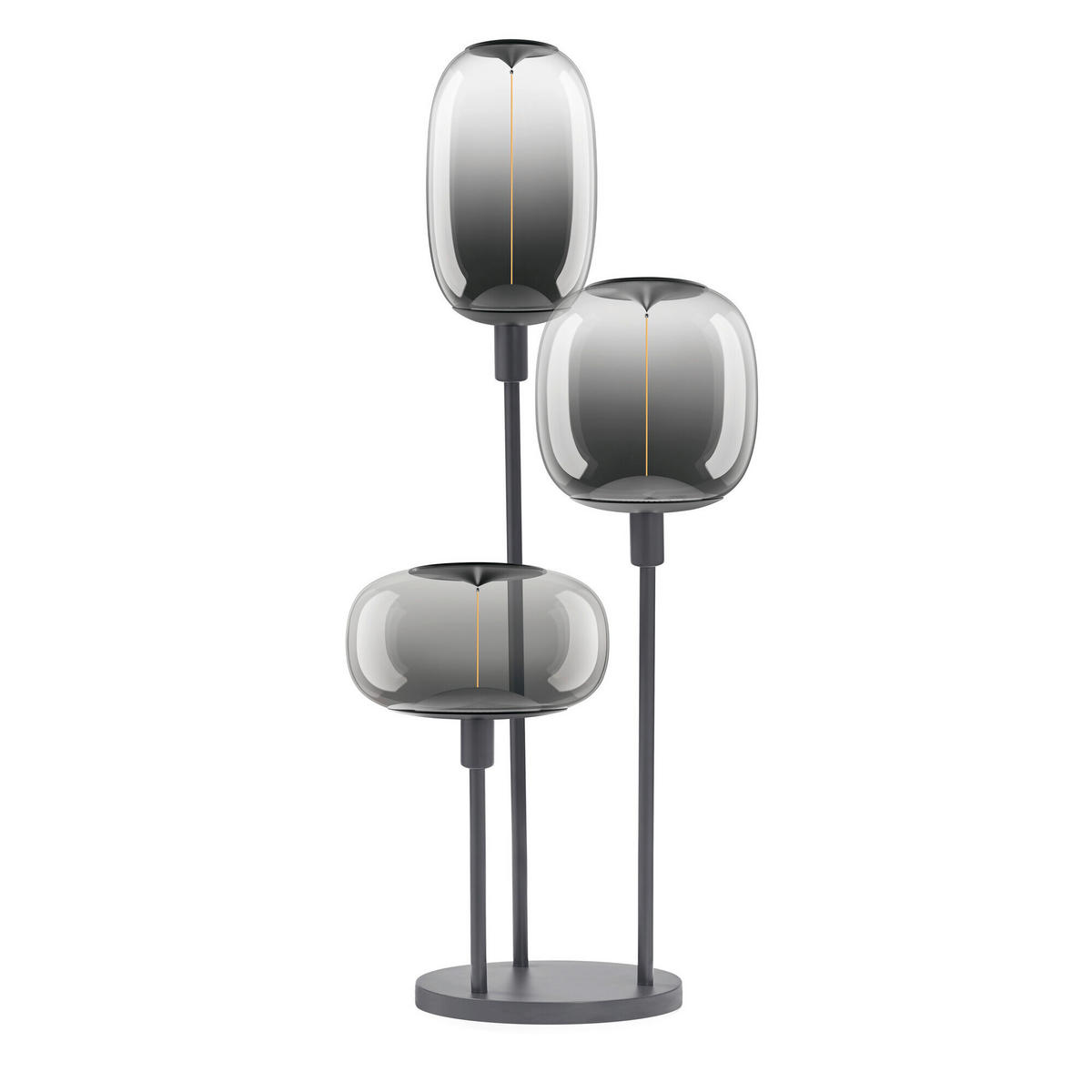 kein Gläser inkl 32/78 cm   - Dunkelgrau, Basics, Metall (32/78cm) - Osram