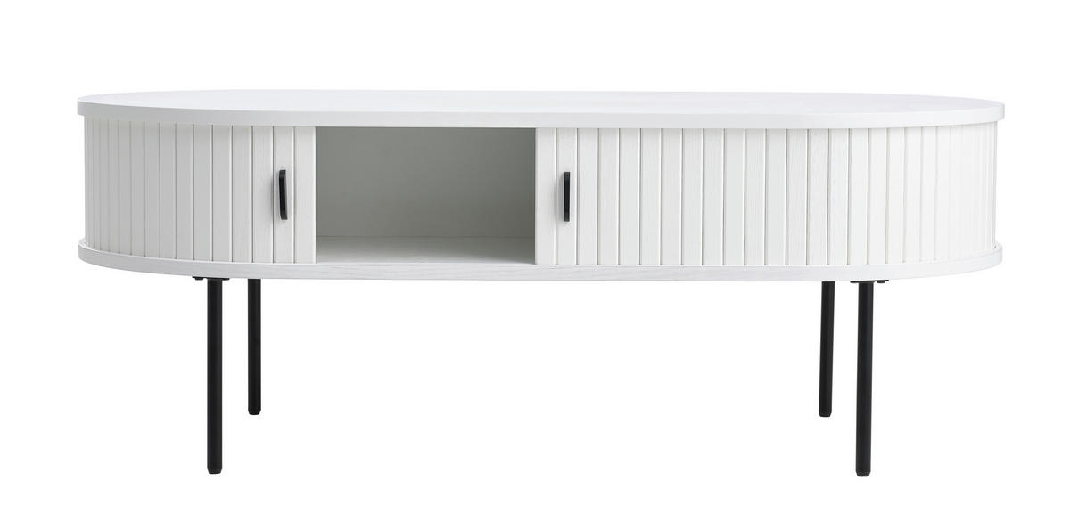 COUCHTISCH in Holzwerkstoff, Holz 120/60/45 cm  - Schwarz/Weiß, Trend, Holz/Holzwerkstoff (120/60/45cm) - home24