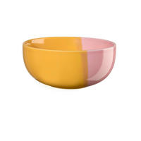 SKLEDA  Joy  keramika   15,5/7 cm       - temno rumena/svetlo roza, Basics, keramika (15,5/7cm) - ASA