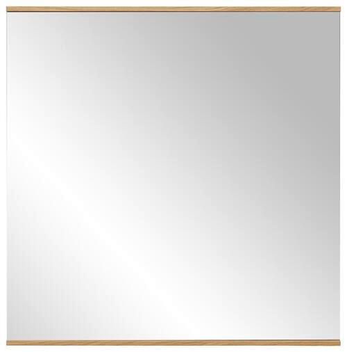 WANDSPIEGEL 82/82/1,5 cm in quadratisch - Eichefarben, Design, Glas/Holz (82/82/1,5cm) - Dieter Knoll