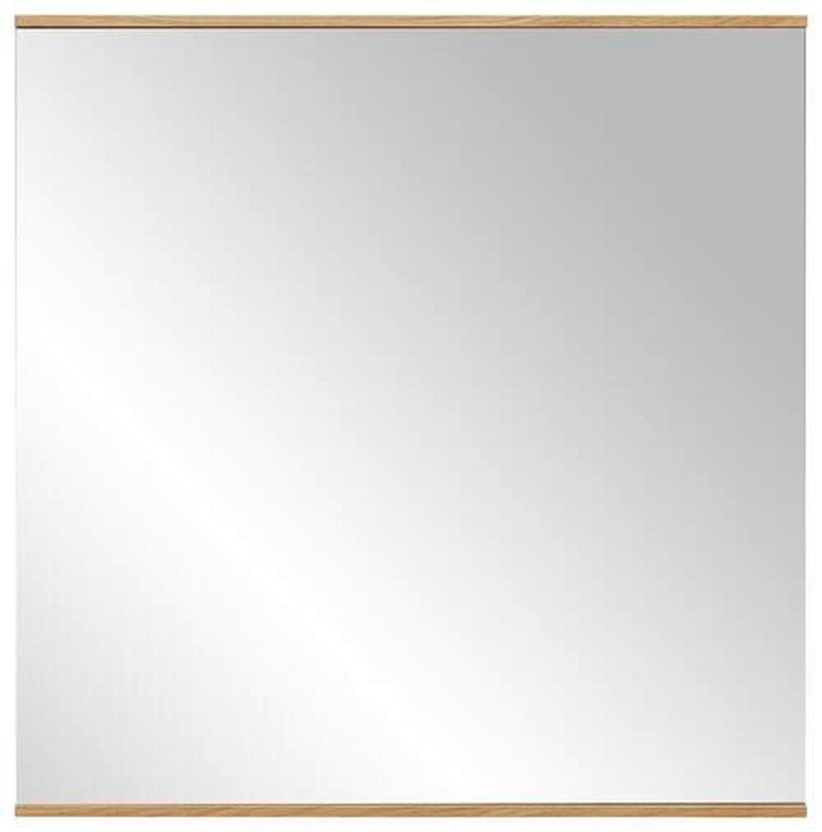 WANDSPIEGEL 82/82/1,5 cm    - Eichefarben, Design, Glas/Holz (82/82/1,5cm) - Dieter Knoll
