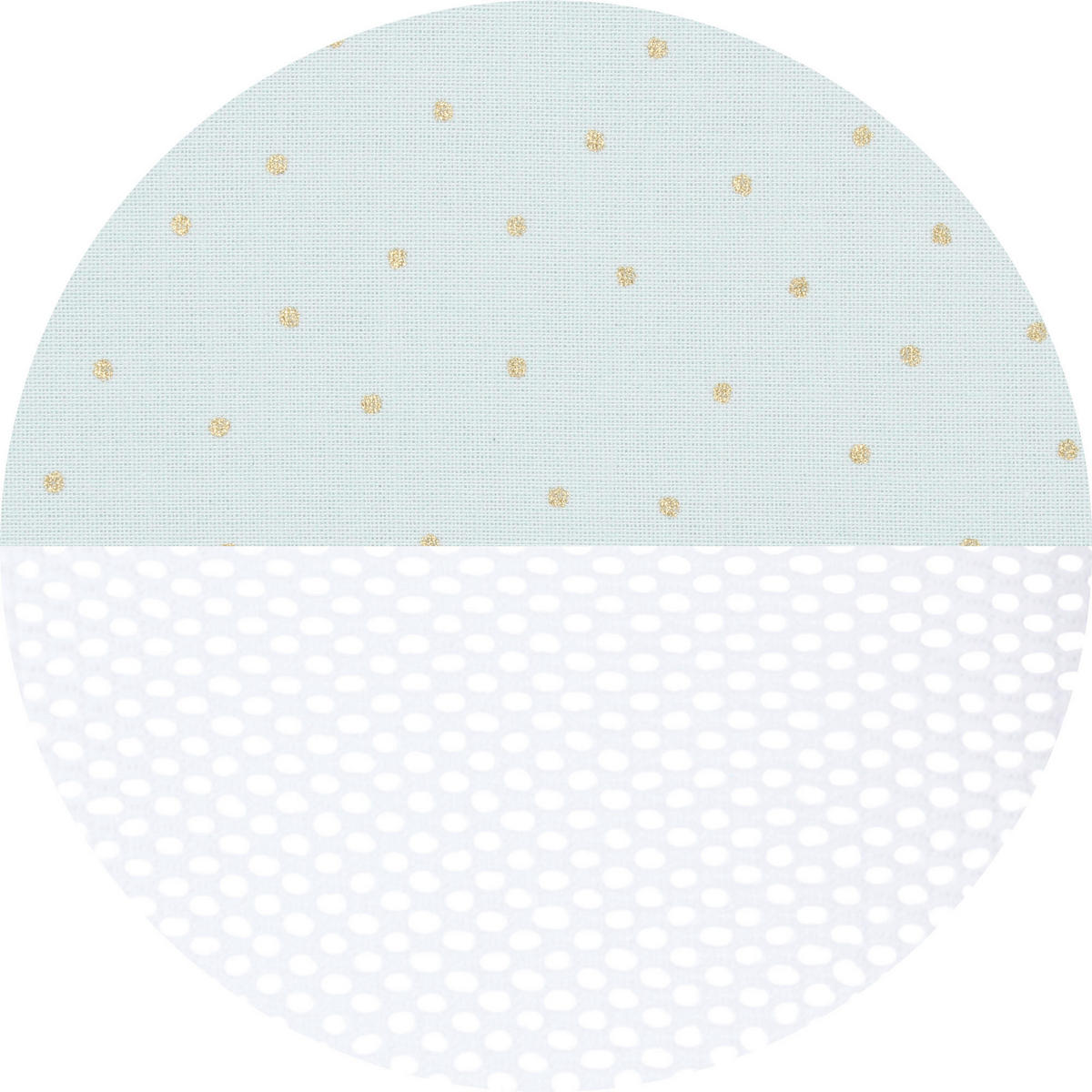 NESTCHEN babybay Nestchen 3D Mesh  - Mintgrün, Basics, Naturmaterialien (200/24/2cm) - Tobi
