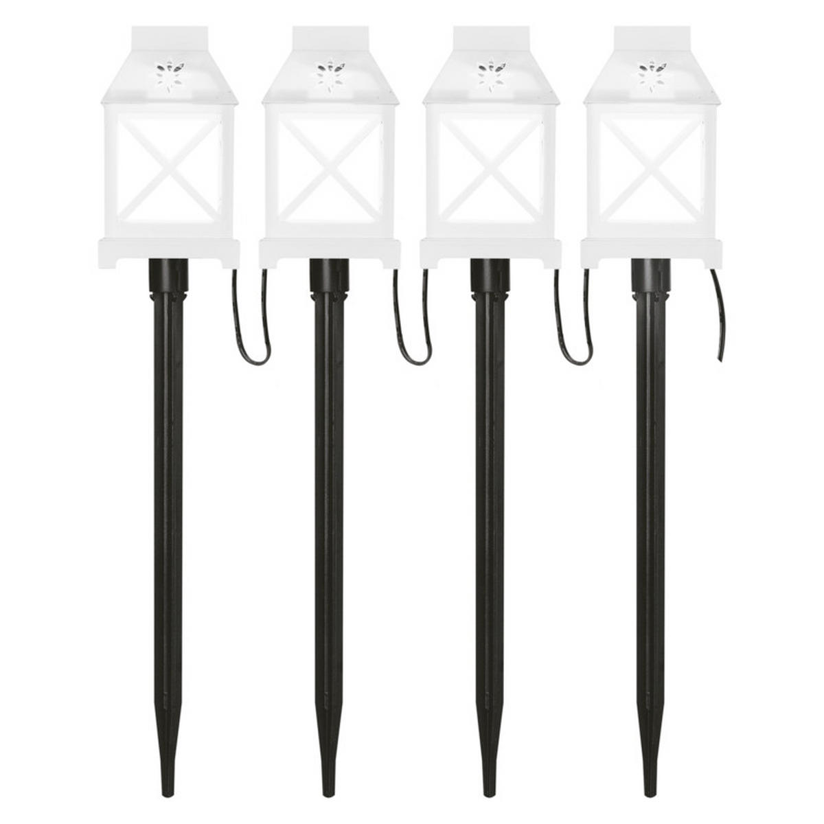DEKORAČNÍ SVÍTIDLO 4 ks - Basics, plast (6.5/11/6.5cm)