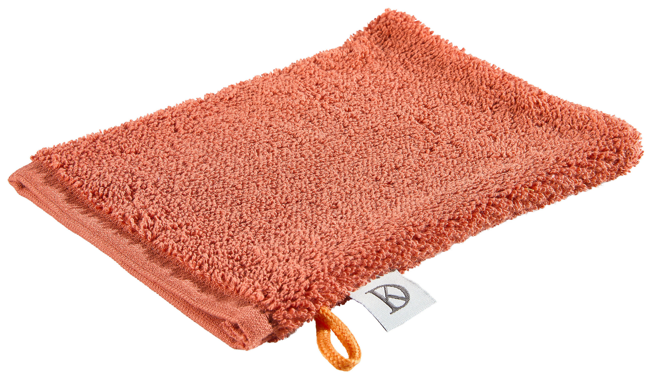 WASCHLAPPEN BOLANO Dunkelorange 4-teilig  - Dunkelorange, KONVENTIONELL, Textil (16/21cm) - Dieter Knoll