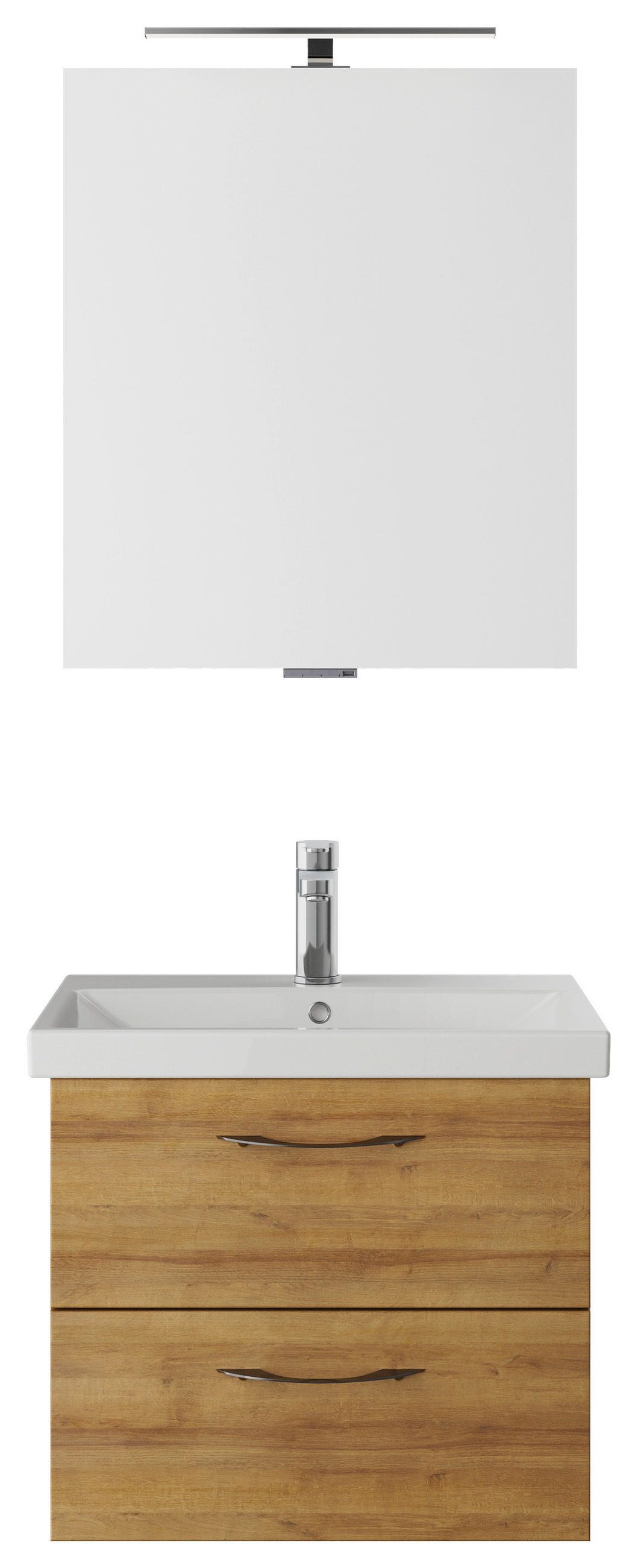 BADEZIMMER  in 60 cm  - Eichefarben/Weiß, KONVENTIONELL, Holzwerkstoff (60cm) - Pelipal