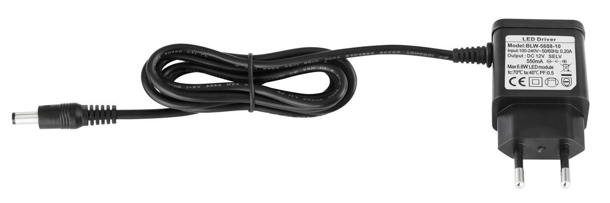 LED-SVETILKA ZA PISALNO MIZO     50/19,2/90,5 cm          - črna/barve aluminija, Basics, kovina/umetna masa (50/19,2/90,5cm) - Globo