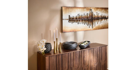 KERZENHALTER - Goldfarben, LIFESTYLE, Metall (5,9/26,7cm) - Ambia Home