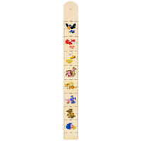 MJERNA LETVICA  Tiere  - prirodne boje, Basics, drvni materijal (100/10/1cm) - My Baby Lou