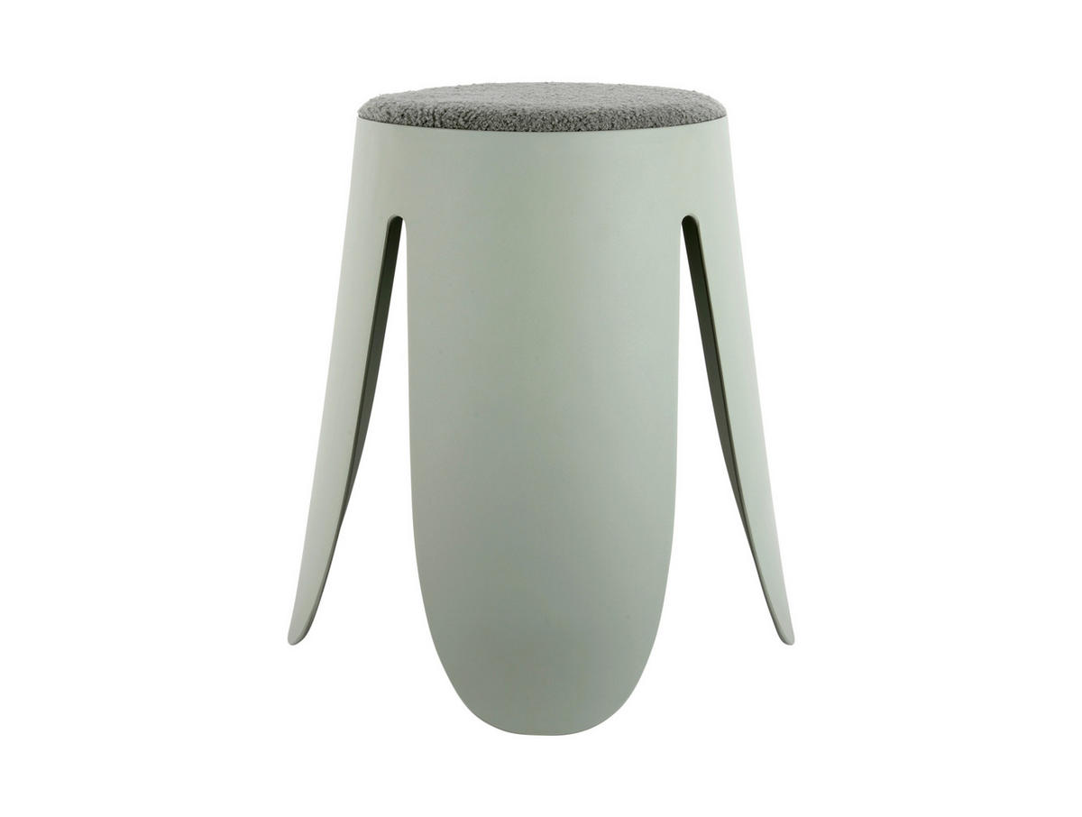 TABURET, plast, 44/46/44 cm - zelená, Konvenční, plast (44/46/44cm) - Present Time