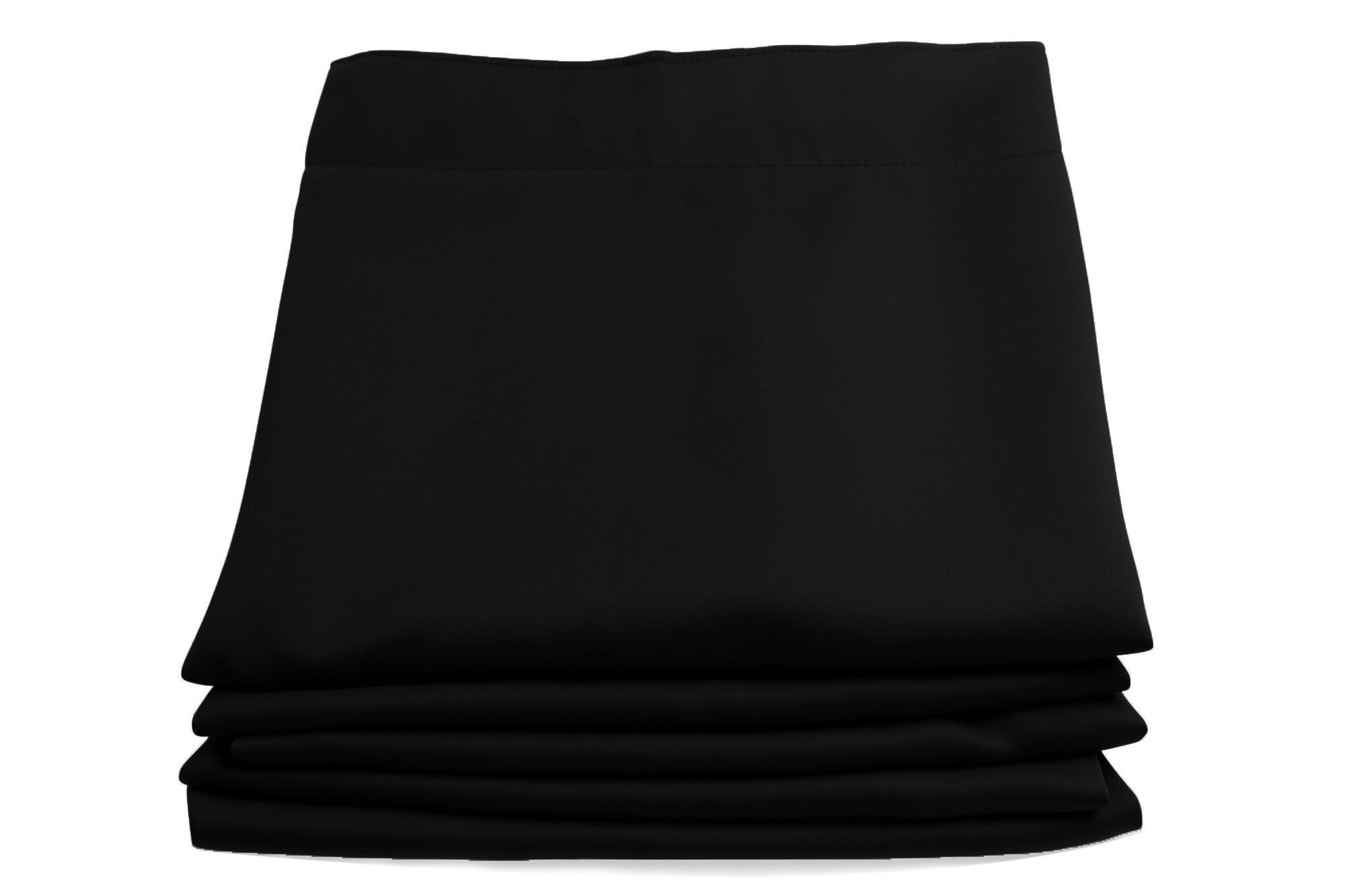 FERTIGVORHANG black-out (lichtundurchlässig)  - Schwarz, Basics, Textil (145/260cm)
