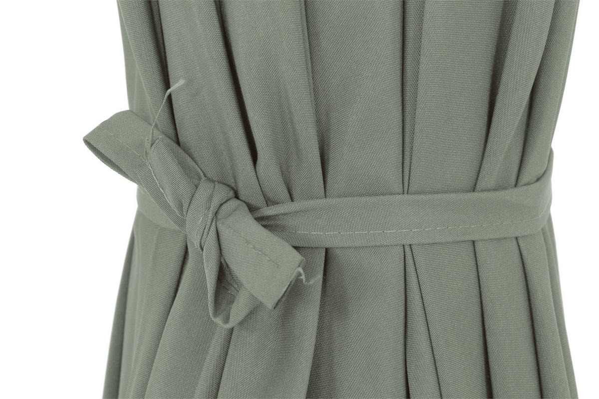 SONNENSCHIRM 300 cm  - Anthrazit/Olivgrün, KONVENTIONELL, Textil/Metall (300/200cm) - Siena Garden