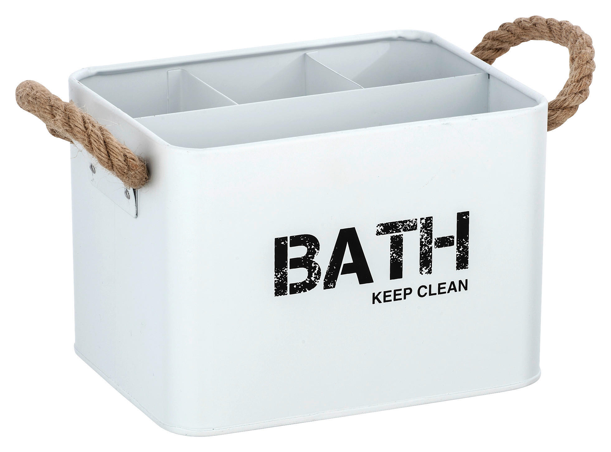 BOX - Weiß, Basics, Metall (20/13/13cm) - Wenko