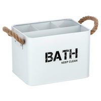 BOX  20/13/13 cm  - vit, Basics, metall (20/13/13cm)