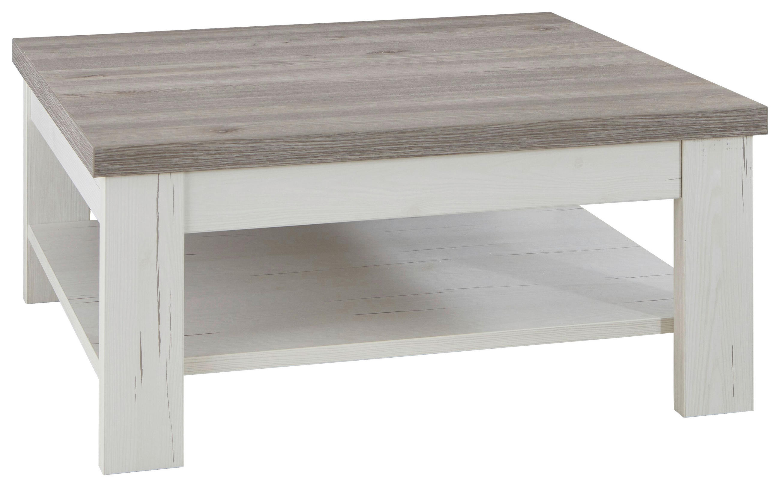 COUCHTISCH in Holzwerkstoff 90/90/40 cm  - Eichefarben/Pinienfarben, Lifestyle, Holzwerkstoff (90/90/40cm) - Landscape