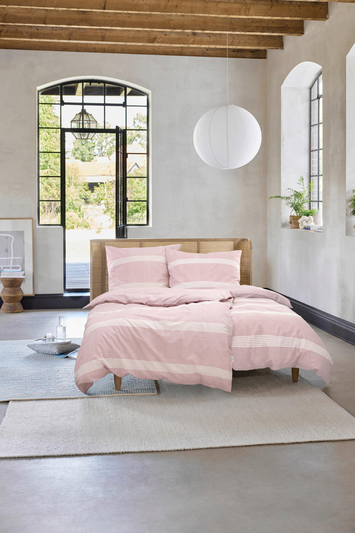 WENDEBETTWÄSCHE E-Cady Renforcé 155/220 cm  - Beige/Creme, Basics, Textil (155/220cm) - Esprit