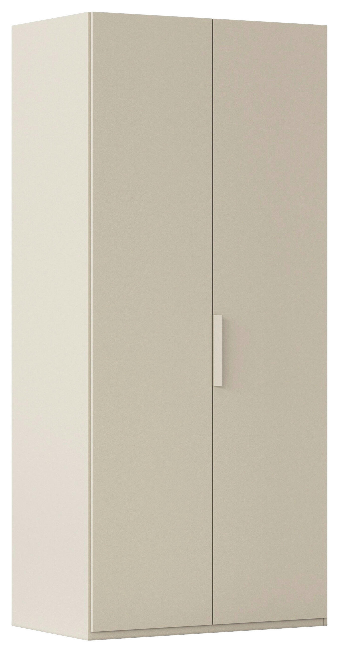 DREHTÜRENSCHRANK 101/223/61 cm,  in Champagner, 2-türig  - Champagner, Basics, Holzwerkstoff/Metall (101/223/61cm) - Novel