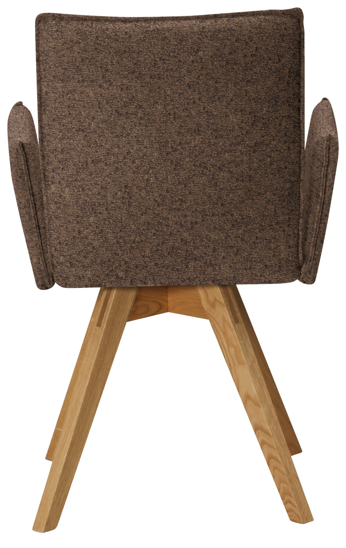 ARMLEHNSTUHL  in Samt  - Eichefarben/Braun, Konventionell, Holz/Textil (60/91/61cm) - Moderano