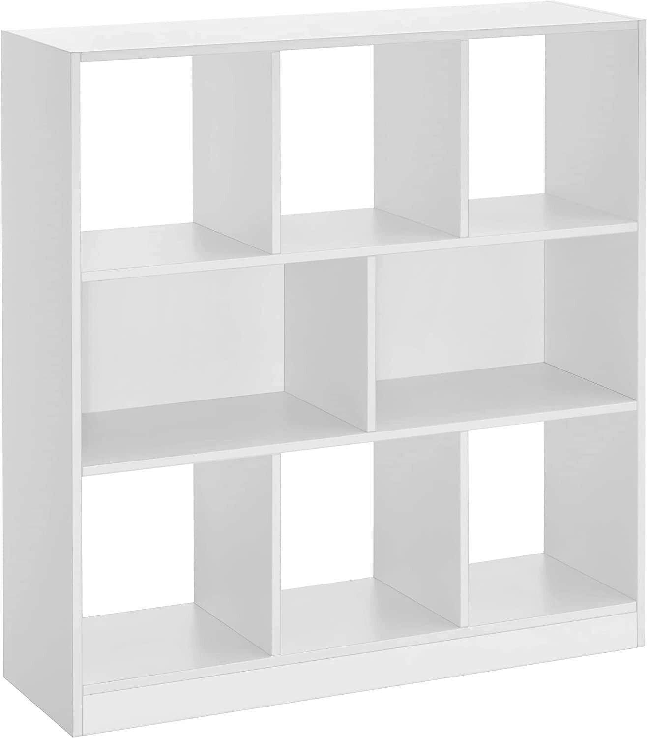 KNIHOVNA, bílá, 97,5/100/30 cm - bílá, Basics, kompozitní dřevo (97,5/100/30cm) - Boxxx