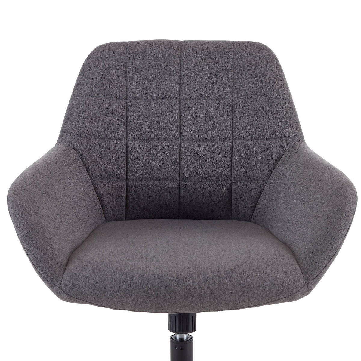MID.YOU Drehstuhl Grau & Schwarz mit Rollen ordern