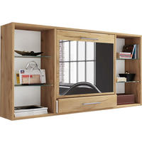 LAPTOPTISCH 115/19,7/60 cm Regal  - Honigeiche/Alufarben, MODERN, Holzwerkstoff/Metall (115/19,7/60cm) - MID.YOU