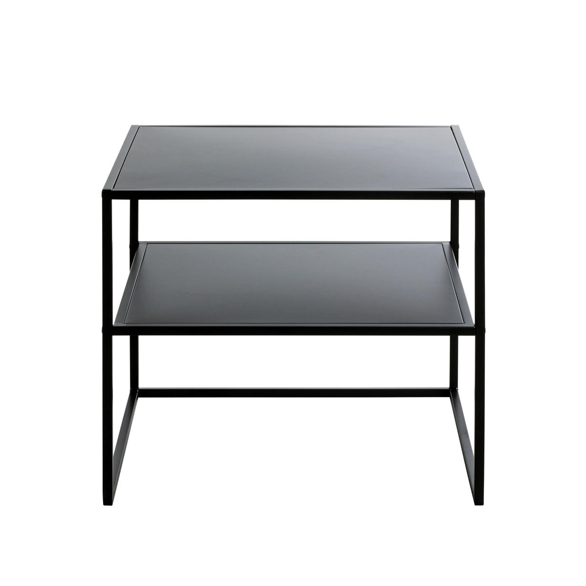 BEISTELLTISCH in Metall 50/40/45 cm  - Schwarz, Trend, Metall (50/40/45cm)