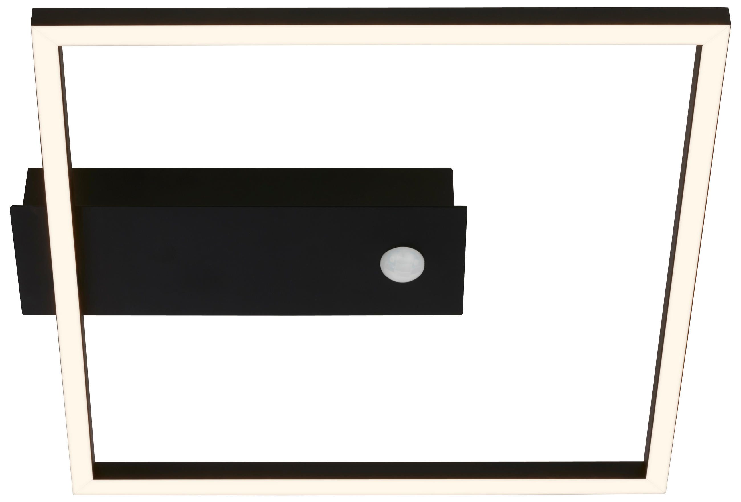 LED-DECKENLEUCHTE 32/30/5 cm   - Schwarz, Design, Kunststoff/Metall (32/30/5cm)