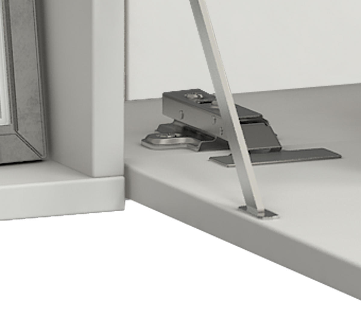 LAPTOPTISCH 90/20/60 cm klappbar, Stauraum, Wandmontage, Regal  - Weiß, KONVENTIONELL, Holzwerkstoff (90/20/60cm) - MID.YOU