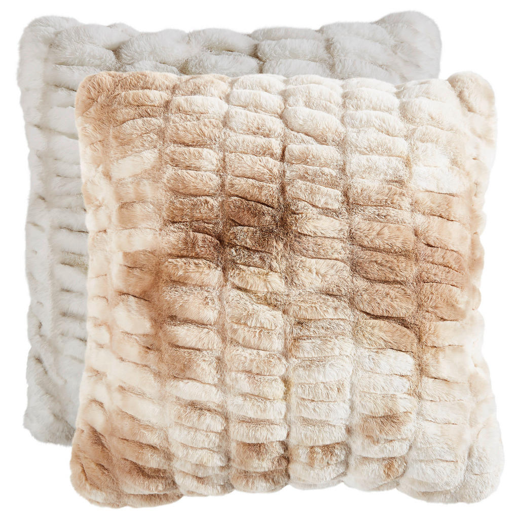 Thumbnail - Novel Kissenhülle Bengal, Beige, Textil, Uni, 48x48 cm, Wohntextilien, Bezüge, Kissenbezüge