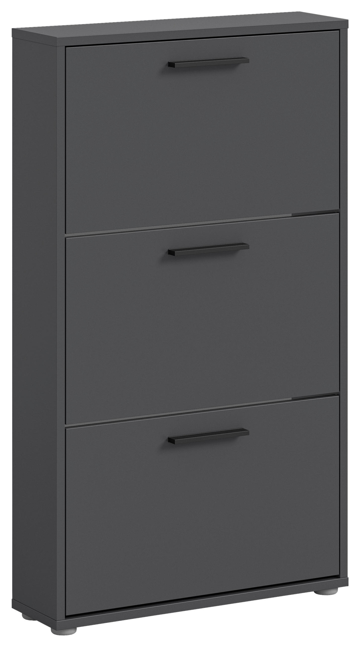 VÝKLOPNÁ SKRINKA NA TOPÁNKY, antracitová, 59/103/17 cm - čierna/sivá, Design, kompozitné drevo/plast (59/103/17cm) - Carryhome