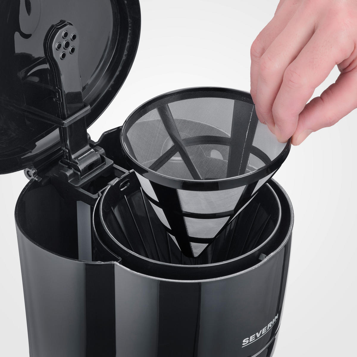 FILTERKAFFEEMASCHINE  - Schwarz, Basics, Kunststoff (20/32,5/25cm) - Severin