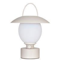 AKKU-TISCHLEUCHTE 25/34 cm  - Beige, KONVENTIONELL, Metall (25/34cm) - By Rydéns
