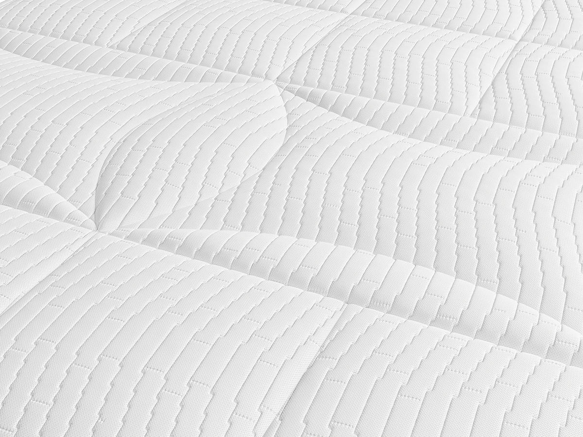TASCHENFEDERKERNMATRATZE BIG STAR H5 120/200 cm Höhe ca. 22 cm  - Weiß, Basics, Textil (120/200cm) - MALIE