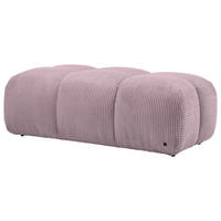 HOCKER Cord Mauve  - Mauve/Schwarz, KONVENTIONELL, Kunststoff/Textil (105/43/90cm) - Tom Tailor