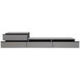 LOWBOARD  in 300/50/45 cm  - Anthrazit/Schwarz, Design, Holzwerkstoff/Metall (300/50/45cm) - Moderano