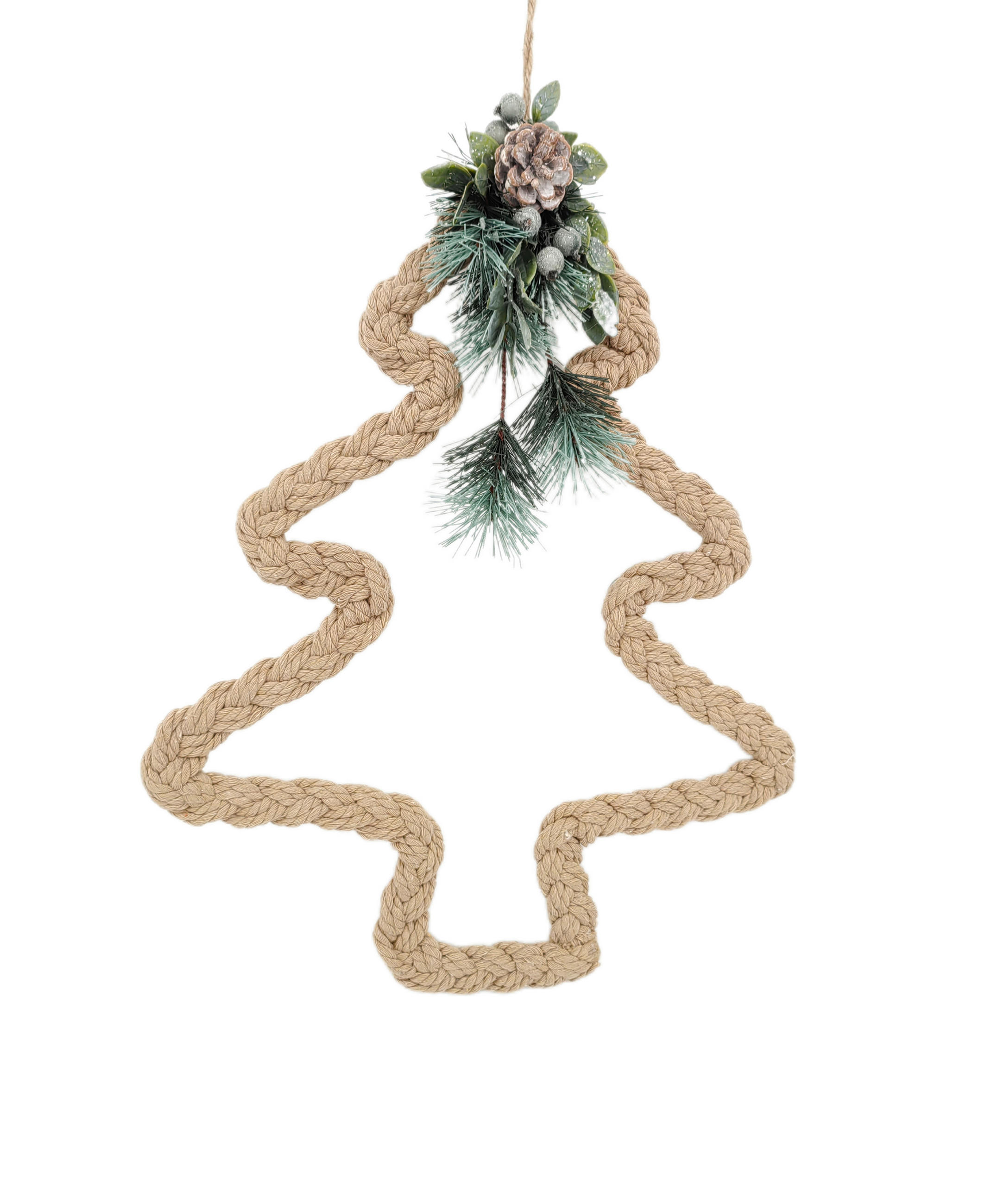 X-Mas Dekobaum Beige 26x47x5 cm