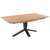 ESSTISCH Eichefarben rechteckig  ausziehbar, in verschiedenen Größen erhältlich  - Eichefarben/Anthrazit, Design, Holz/Metall (160-245/90/77cm) - Bert Plantagie