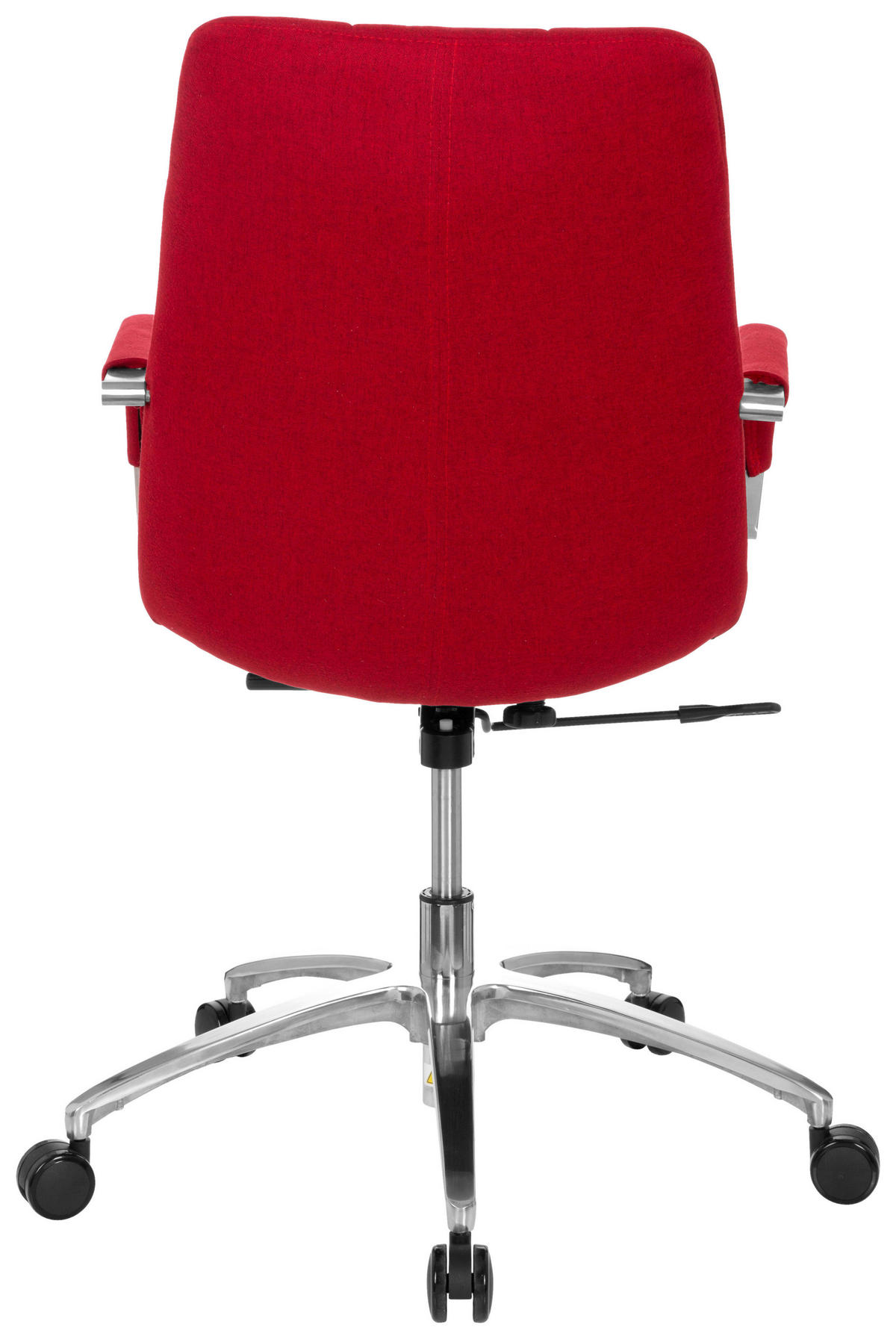 OTOČNÁ ŽIDLE, plochá tkanina, červená, barvy stříbra - barvy stříbra/červená, Moderní, kov/textil (58/102/60cm) - MID.YOU