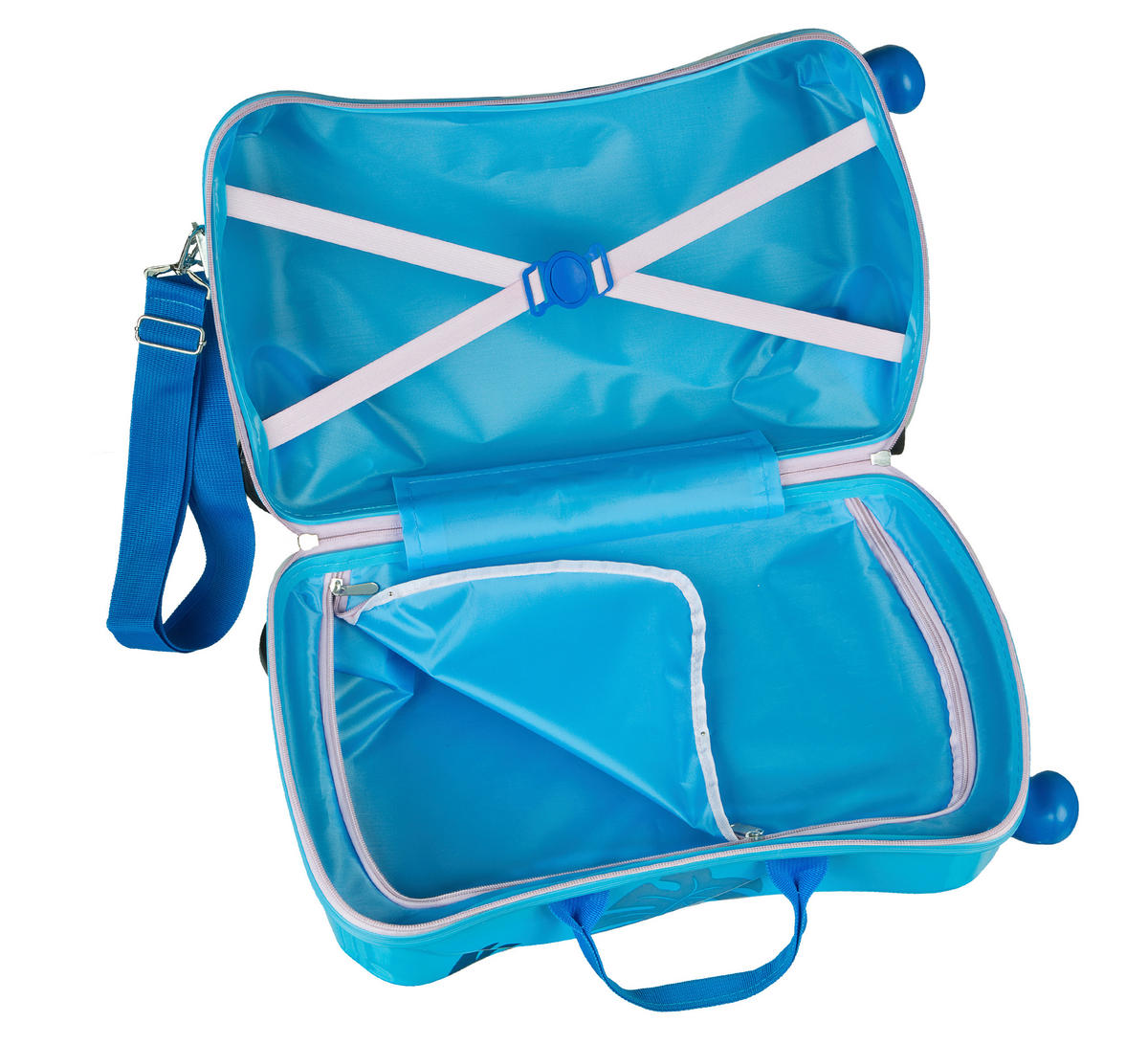 REISEKOFFER Hellblau, Hellrosa, Perlmutt  - Hellrosa/Perlmutt, Basics, Kunststoff (47,50/23/32cm) - Disney