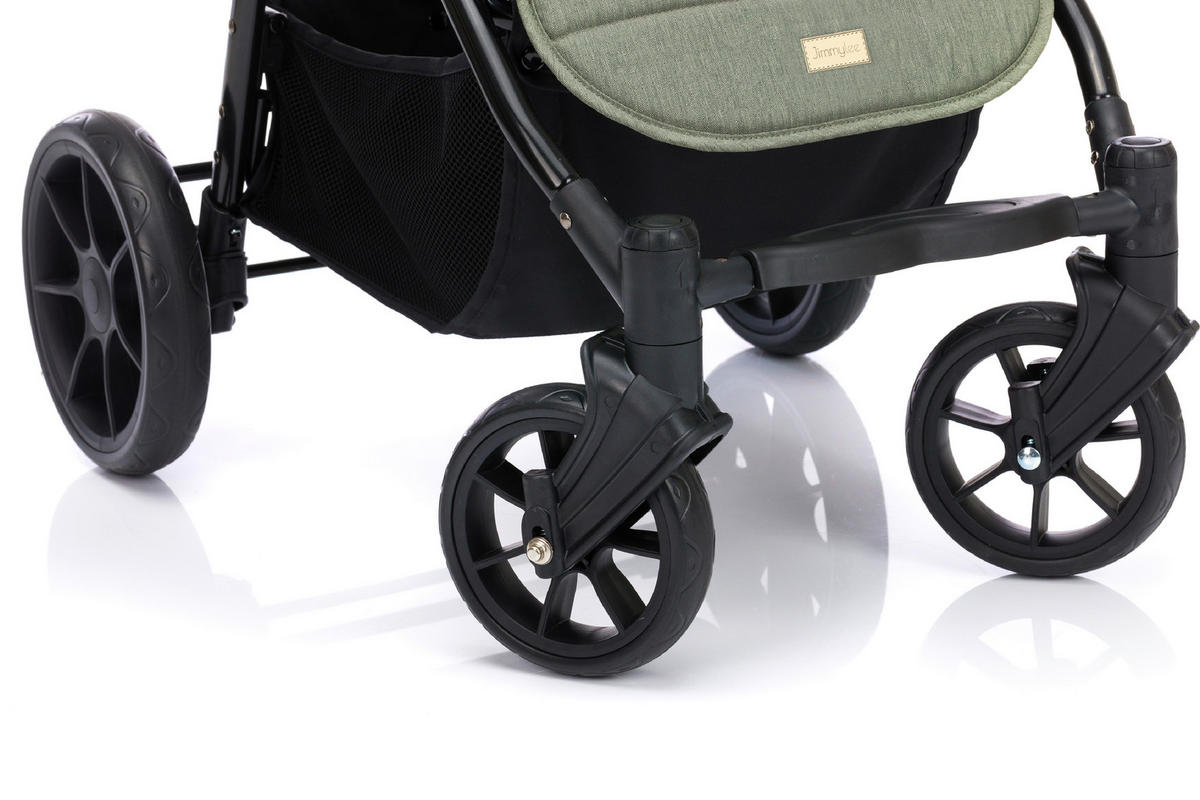 BUGGY LOOP  - Schwarz/Grün, Trend, Textil/Metall (92/36/101cm) - Jimmylee