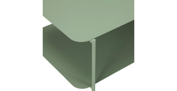 COUCHTISCH 90/58,4/40 cm rechteckig Grün  - Grün, Design, Metall (90/58,4/40cm) - Carryhome