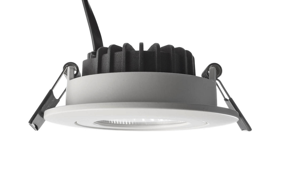 LED-EINBAUSPOT - Weiss, Konventionell, Metall (8,2/8,2/4,1cm)