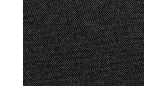 LIEGE in Webstoff Schwarz  - Chromfarben/Schwarz, Design, Kunststoff/Textil (220/93/100cm) - Xora