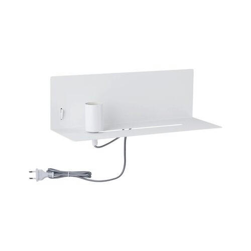 WANDLEUCHTE 40/13 cm   - Weiß, LIFESTYLE, Metall (40/13cm) - Paulmann