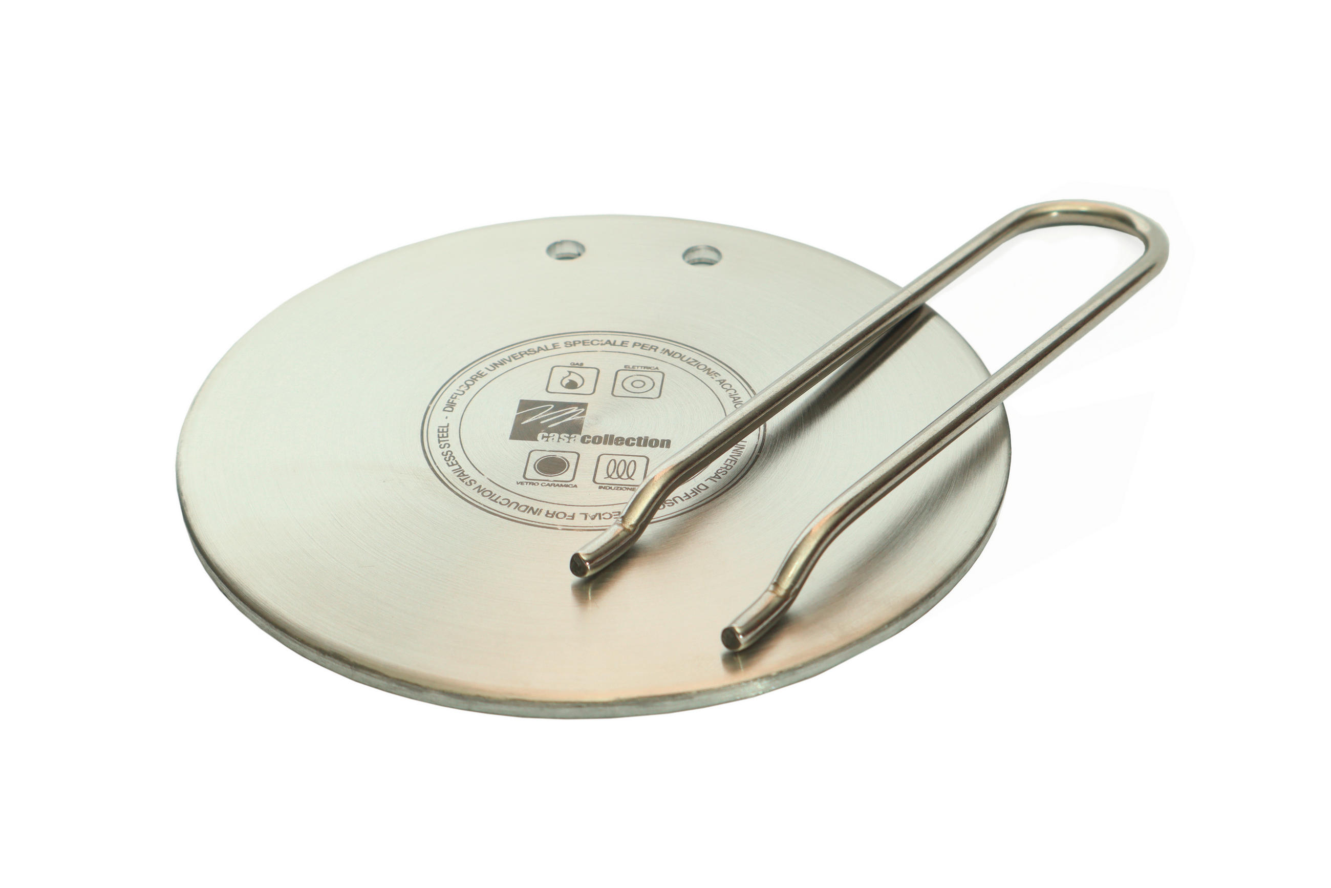 INDUKCIÓS ADAPTERLEMEZ  - ezüst, Basics, fém (0.196kg)