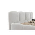 POLSTERBETT Lattenrost, Bettkasten Weiß 180/200 cm - Schwarz/Weiß, Design, Holz/Textil (180/200cm) - Carryhome