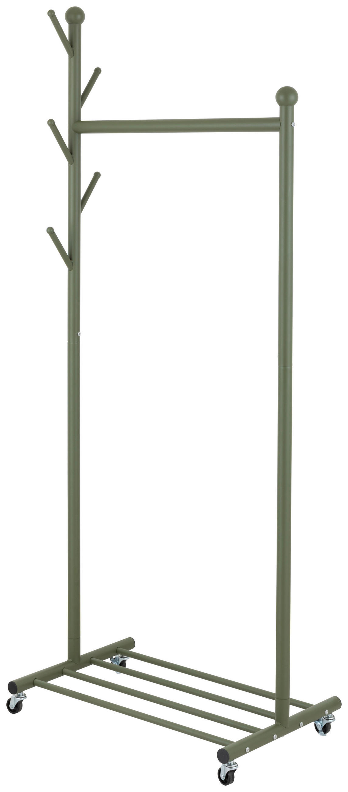 KLEIDERWAGEN in Grün 68/171/43 cm   - Grün, Design, Kunststoff/Metall (68/171/43cm) - MID.YOU