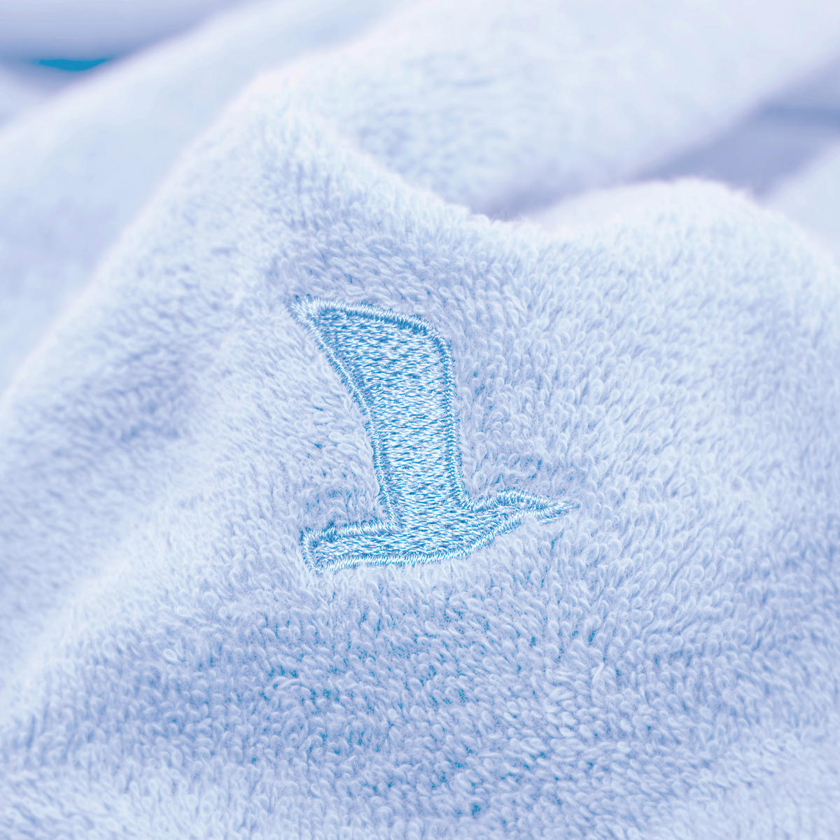 HANDTUCH Superwuschel Hellblau  - Hellblau, Basics, Textil (50/100cm) - Moeve